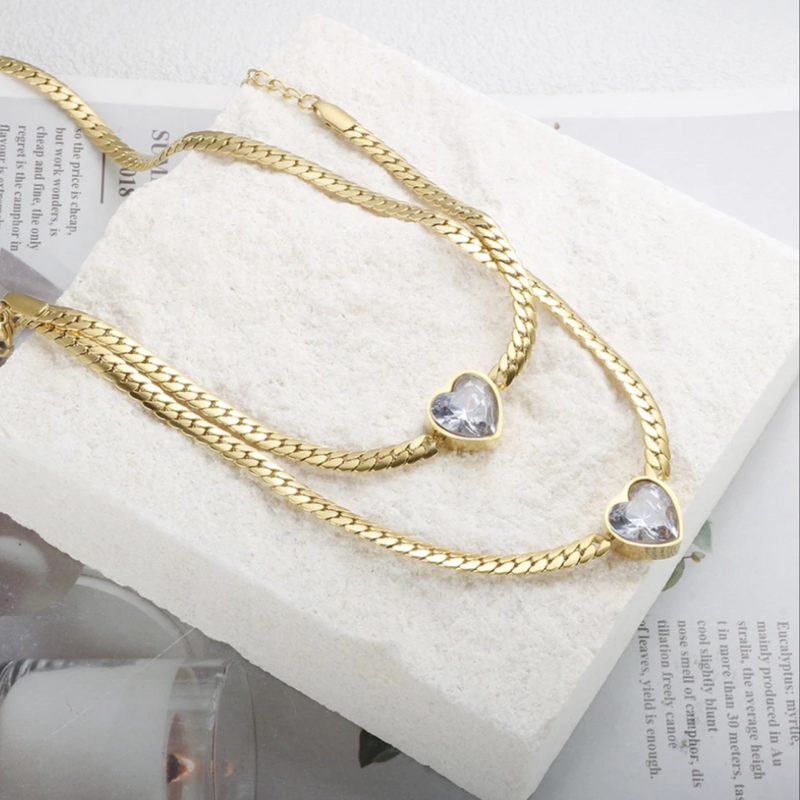 Conjunto Cordão e Pulseira Feminino